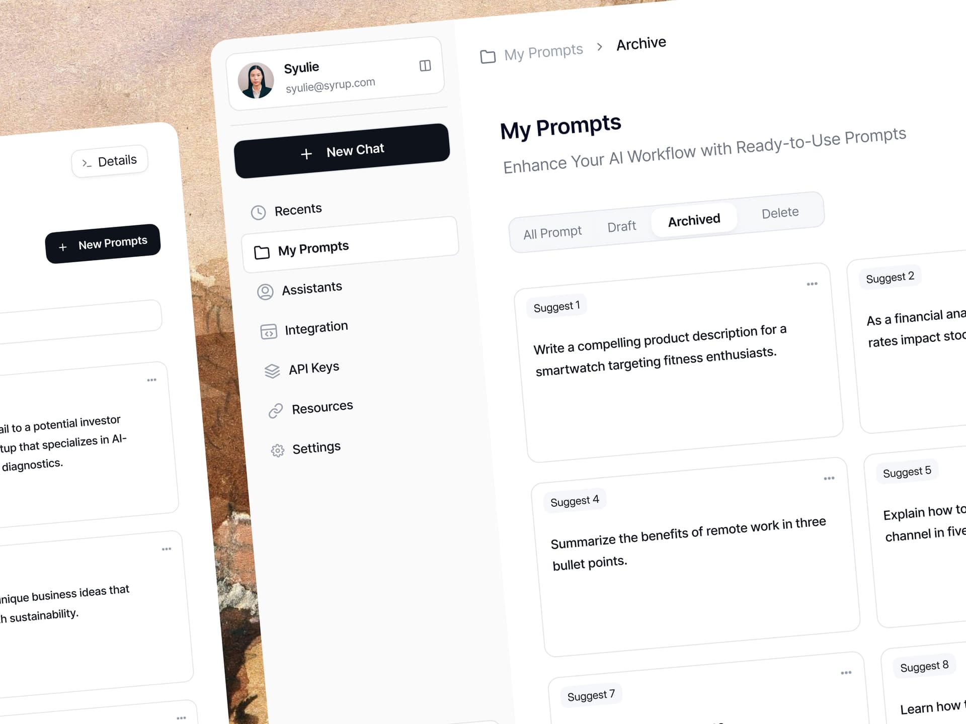 Syrup GPT design brief generation