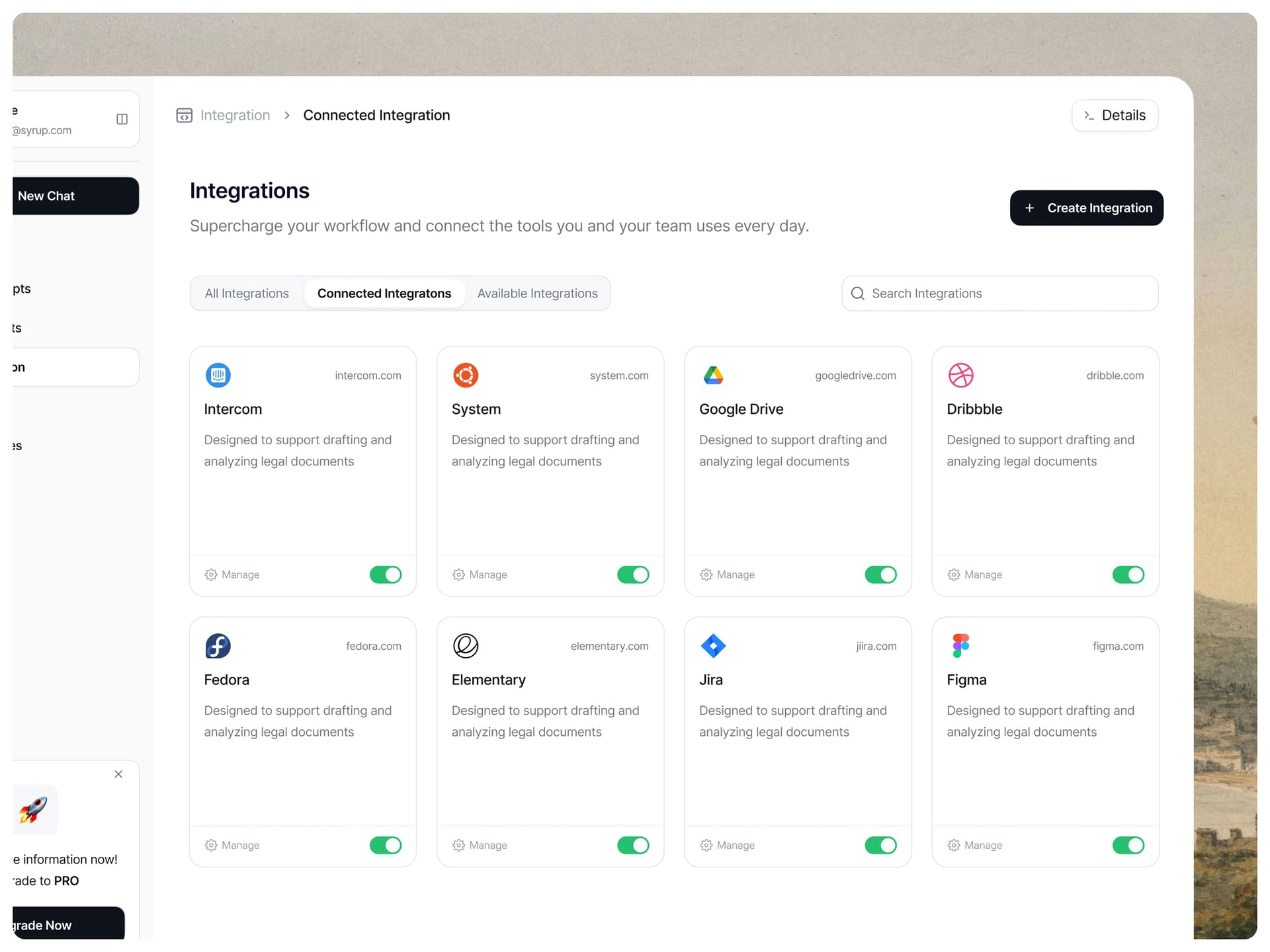 Syrup GPT code scaffolding output