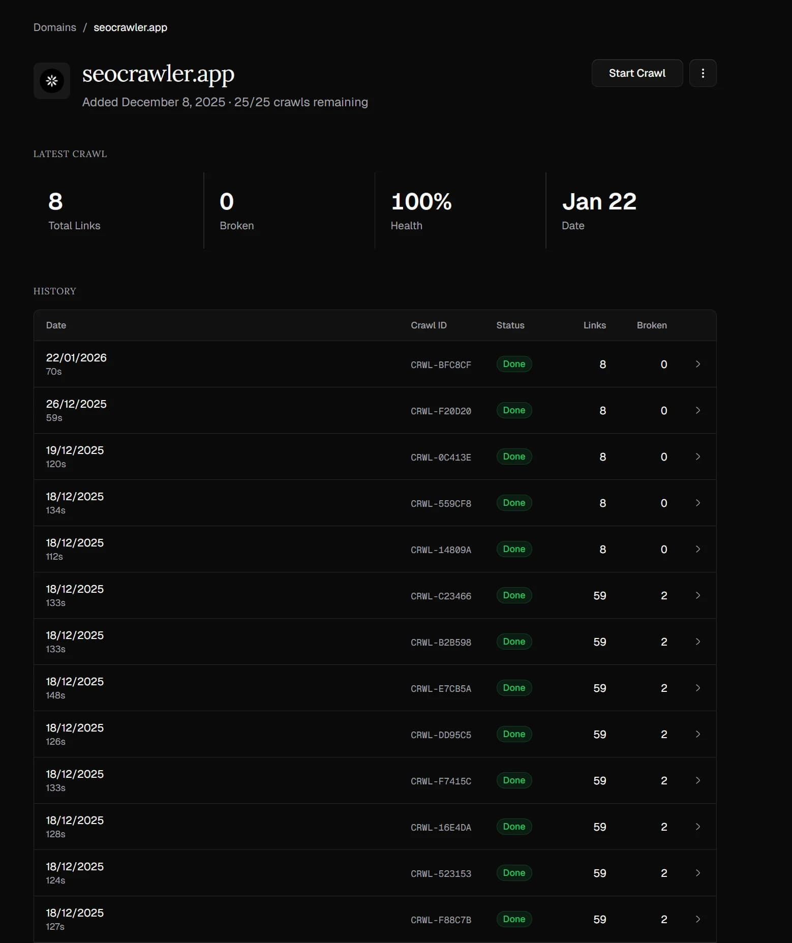 SEO Crawler screenshot 7