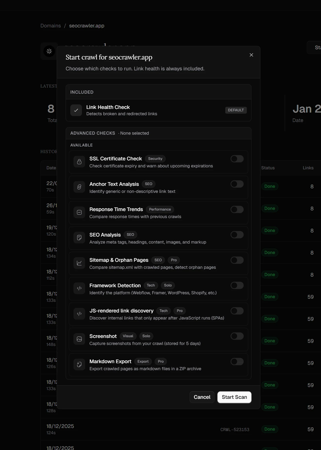 SEO Crawler screenshot 8