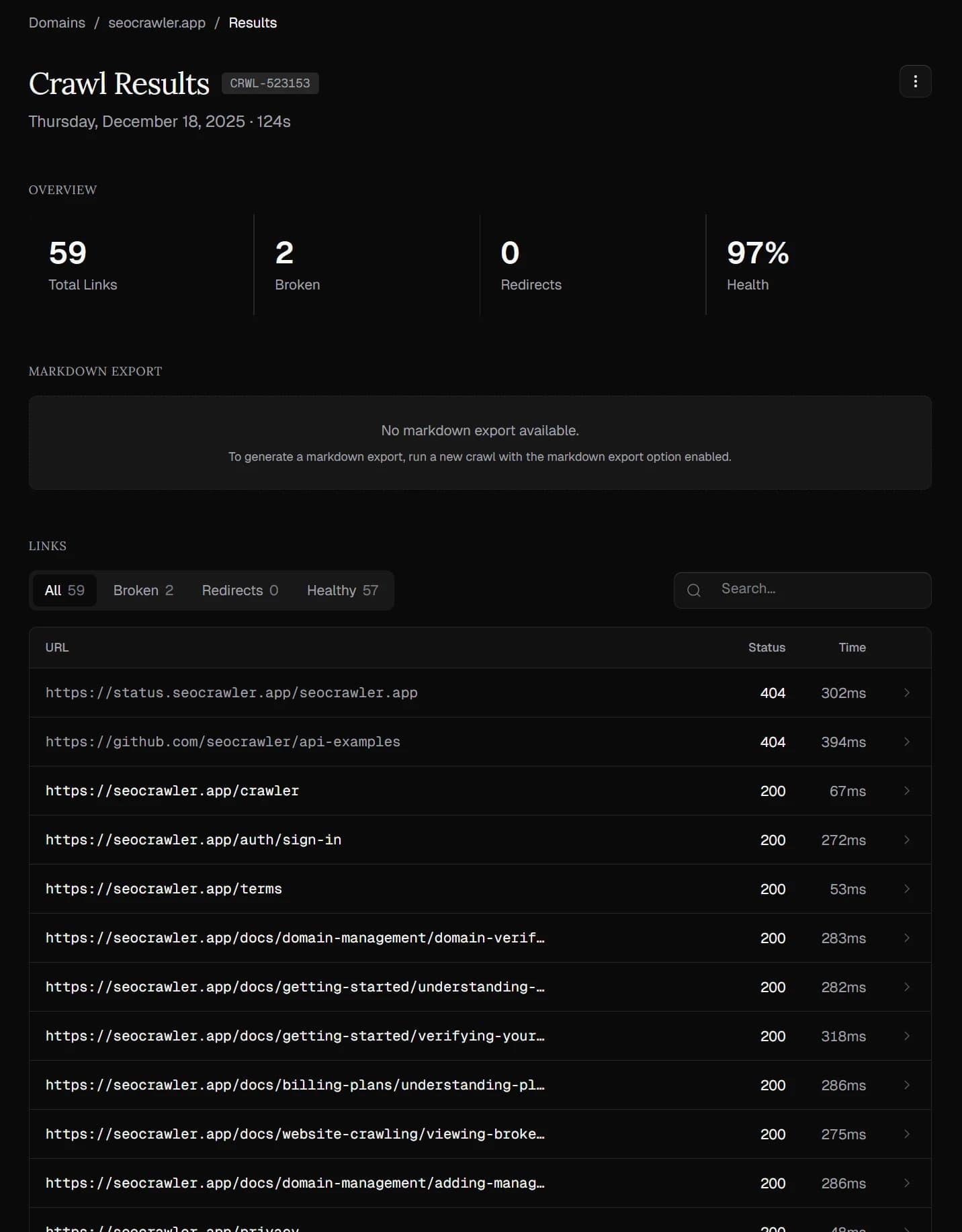 SEO Crawler screenshot 9