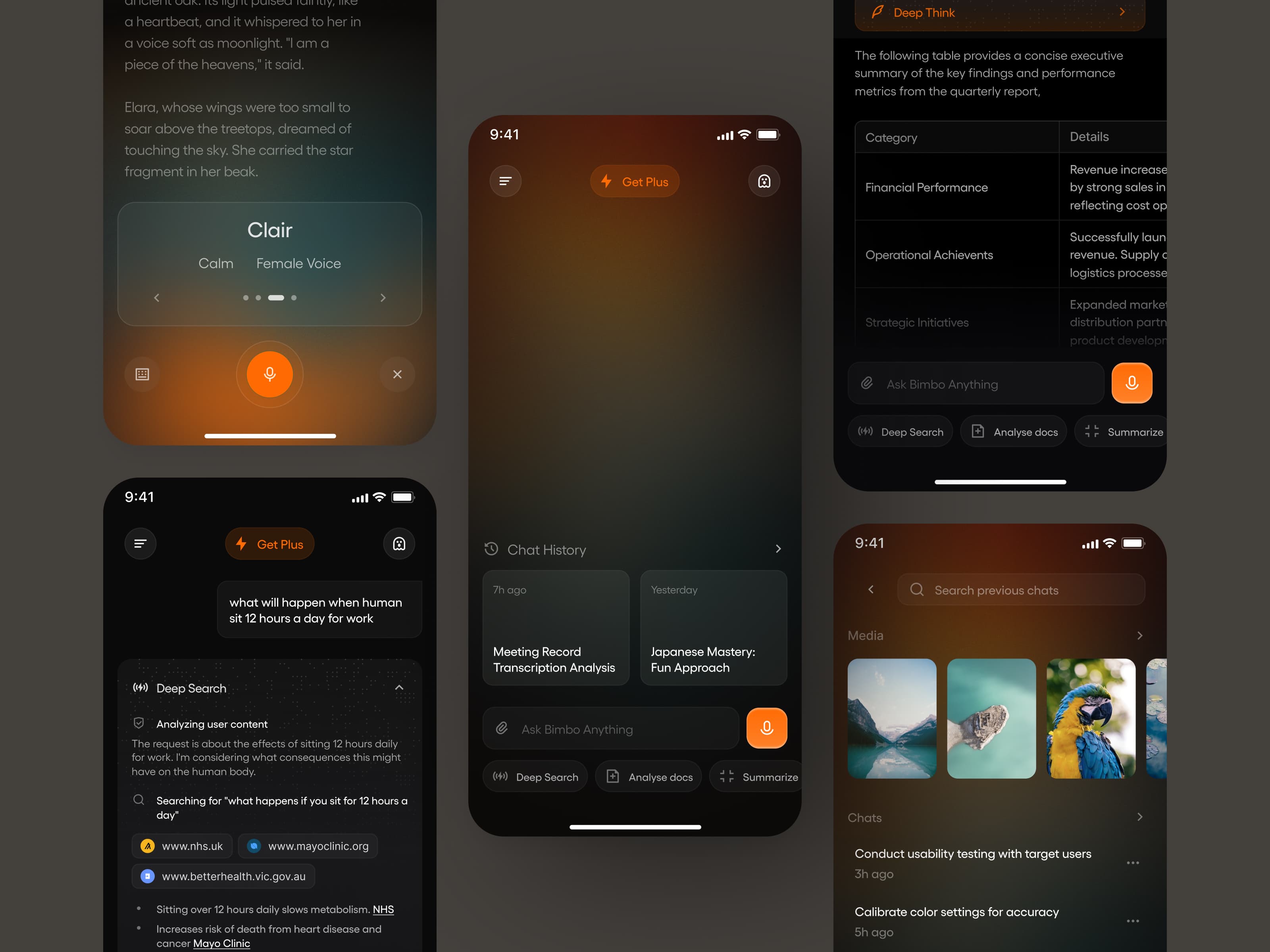 AI Chatbot Mobile Interface — interface design by Syrup Studio