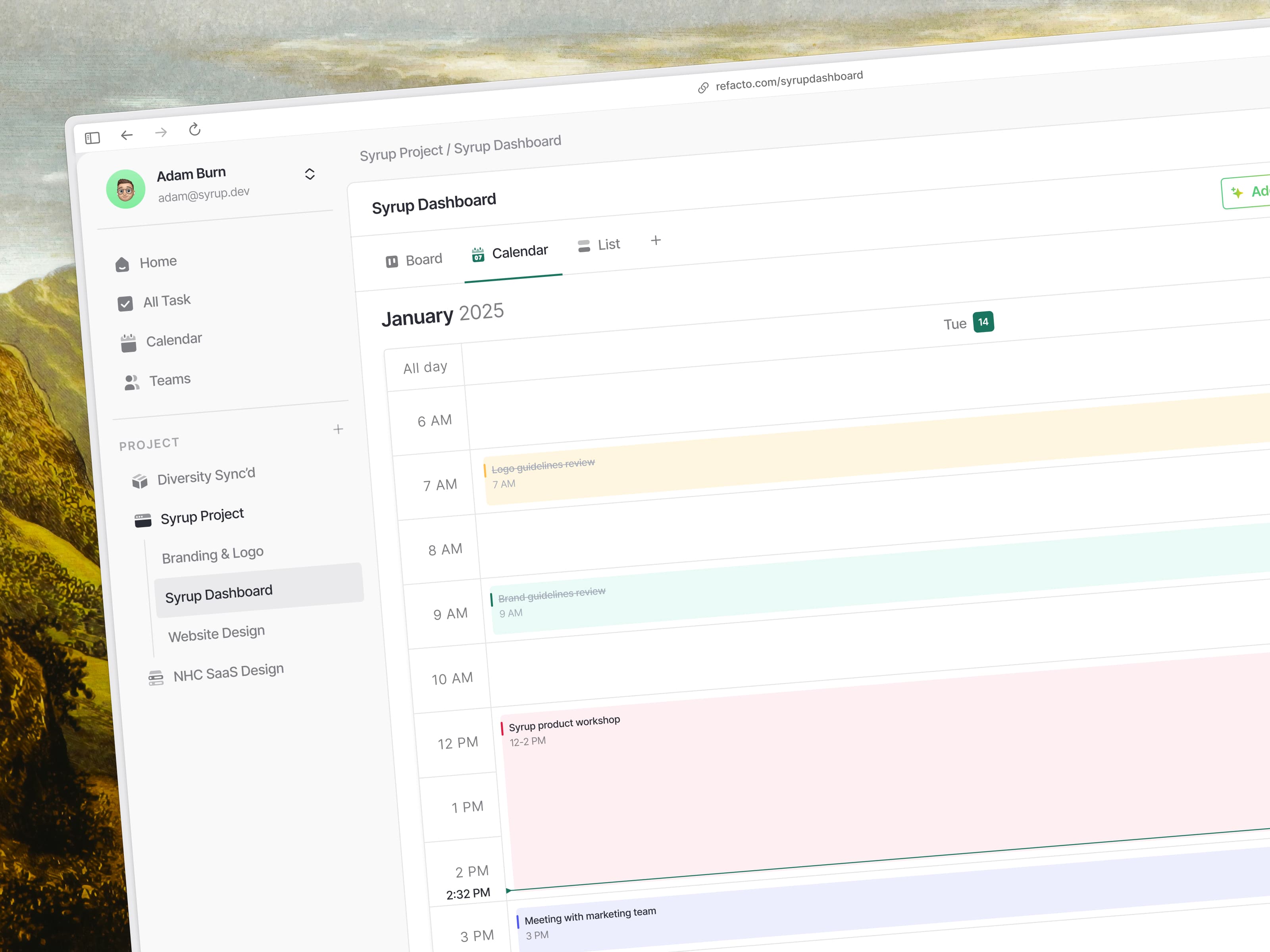 Quick Book notifications and reminders